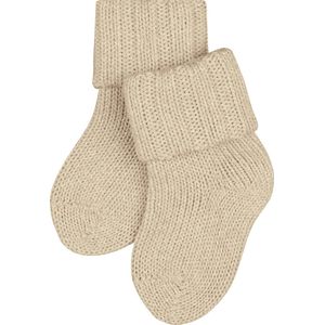 FALKE - Baby Flausch Sokken - Beige Sand Melange - 1 Paar - Katoen en Merinowol