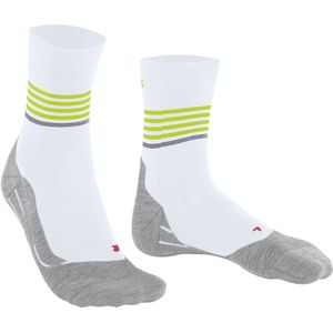 FALKE Heren Hardloopsokken RU4 Endurance Reflect M SO Katoen Functioneel material Anti-blaar 1 Paar, Wit (White 2007), 46-48