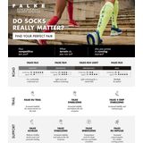 FALKE - RU4 Endurance Short - Hardloopsokken - Wit - Medium Demping, Reflecterende Details