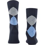 FALKE - Sensitive Argyle - Sokken - Katoen - Geschikt voor Drukgevoelige Benen