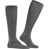 FALKE - Tiago - Kniekousen - Grijs Steel Melange - Katoen, Antislipzool, 1 Paar, 43-44