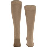FALKE - Tiago - Kniekousen - Beige - Hoogwaardig Fil d'Ecosse-garen