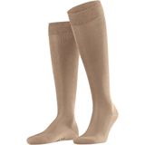 FALKE - Tiago - Kniekousen - Beige - Hoogwaardig Fil d'Ecosse-garen