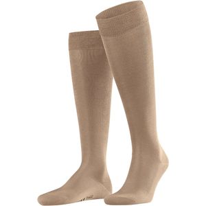 FALKE - Tiago - Kniekousen - Beige - Hoogwaardig Fil d'Ecosse-garen