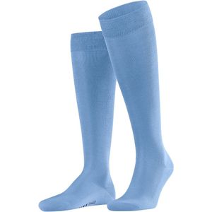 FALKE - Tiago - Kniekousen - Blauw Cornflower Blue 6554 - 1 paar