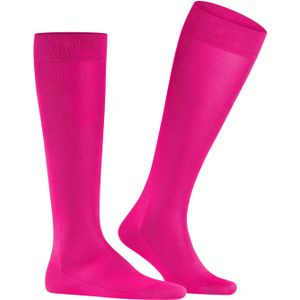 FALKE - Tiago - Kniekousen - Roze - Hoogwaardig Fil d'Ecosse-garen