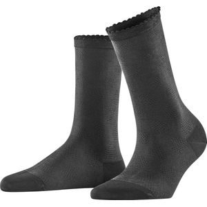 FALKE - Bold Dot - Sokken - Zwart - Duurzaam Biologisch Katoen - Maat 39-42