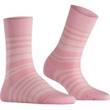 FALKE - Sunset Stripe - Damessokken - Blauw - Duurzame Lyocellmix