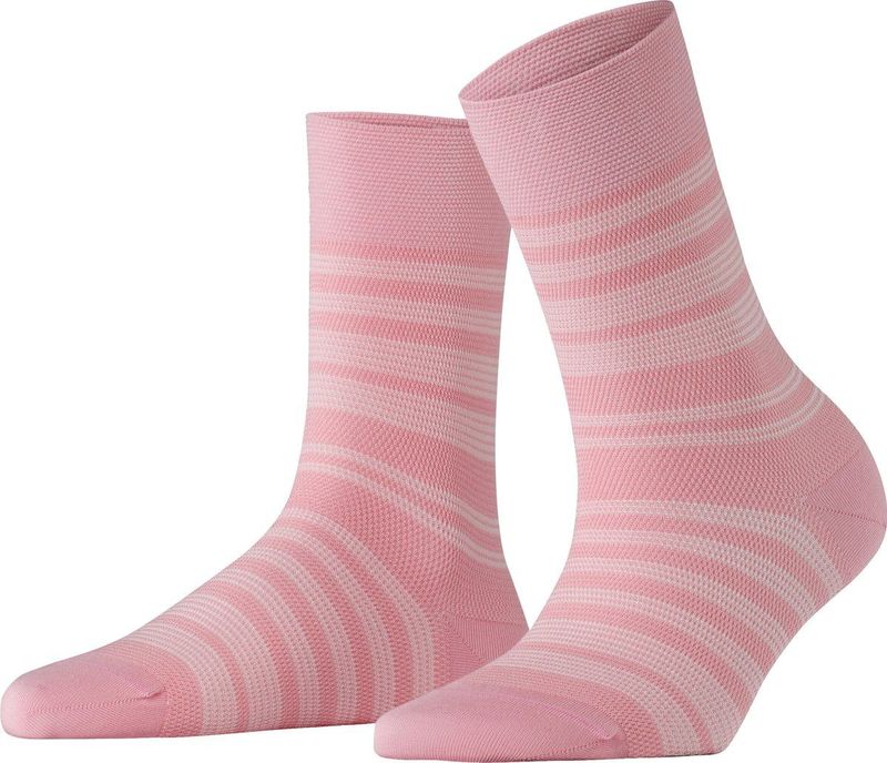 FALKE - Sunset Stripe - Damessokken - Blauw - Duurzame Lyocellmix