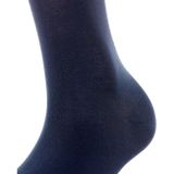 FALKE - Cotton Touch - Kniekousen - Kobaltblauw - Huidvriendelijk Katoen