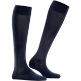 FALKE - Cotton Touch - Kniekousen - Kobaltblauw - Huidvriendelijk Katoen