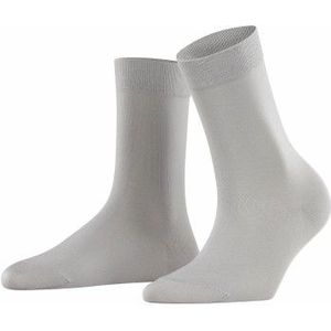 FALKE sokken Cotton Touch zilverkleurig
