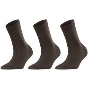 FALKE - Cotton Touch - Katoenen Sokken - Bruin - Maat 35-38