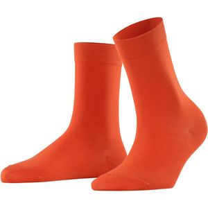FALKE - Cotton Touch - Huissokken - Oranje - Katoen, 1 Paar, 35-38