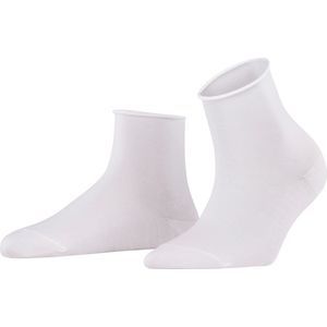 FALKE Cotton Touch Damessokken - Kort - Wit