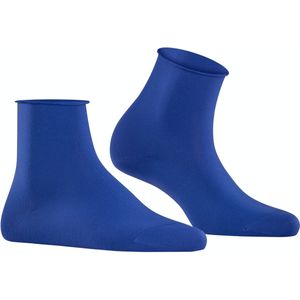 FALKE - Cotton Touch W - Korte Damessokken - Blauw - 1 Paar - Milieuvriendelijk