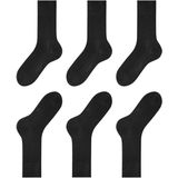 FALKE - Cool 24/7 - Herensok - Zwart - Katoen - Ventilerend