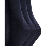 FALKE - Tiago - Sokken - Blauw - 3-Pack van Fil d'Ecosse Katoen