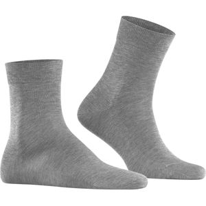 FALKE - Tiago - Huissokken - Grijs Melange - Hoogwaardig Fil d'Ecosse-garen