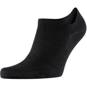 FALKE ClimaWool temperatuurregulerend vochtregulerend duurzaam lyocell merinowol footies heren zwart - Maat 39-40