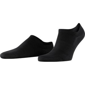 FALKE ClimaWool temperatuurregulerend vochtregulerend duurzaam lyocell merinowol footies heren zwart - Maat 39-40