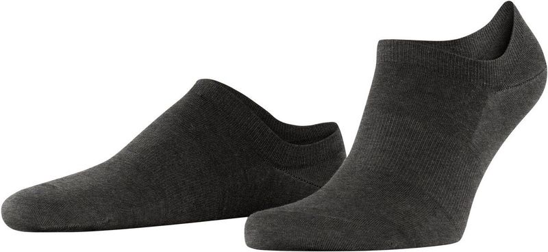FALKE - ClimaWool - Footies - Grijs - Merinowol en TENCEL™ Lyocell