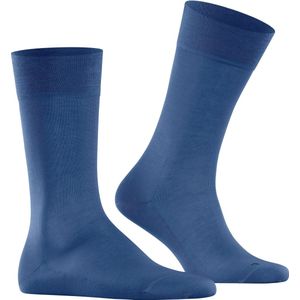 FALKE - Sensitive Malaga - Heren Sokken - Blauw Sapphire 6055 - 1 Paar