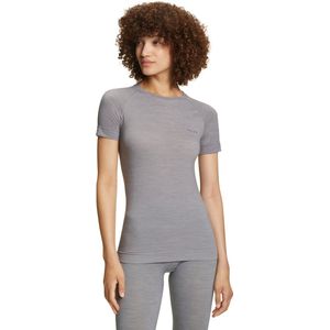 FALKE Wool-Tech Light thermoregulerend anti zweet Merinowol sportondergoed sportshirt dames grijs