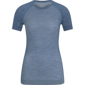 FALKE dames T-shirt Wool-Tech Light - thermoshirt - blauw (capitain)