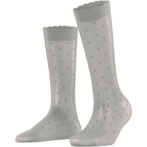 FALKE - Dot - Kniekousen - Grijs - 1 Paar - 15 Denier