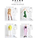 FALKE - Dot - Kniekousen - Paars - Synthetisch, 1 Paar, 15 Denier