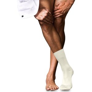 FALKE Sokken No.6 - Merinowol - Zwart - Versterkt - 1 Paar