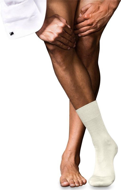 FALKE Sokken No.6 - Merinowol - Zwart - Versterkt - 1 Paar