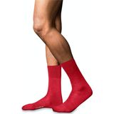 FALKE - No. 6 - Herensokken - Donkerrood - Merino & Zijde