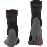 FALKE TK Stabilizing Wandelsokken compressie anti blaren merinowol sportsokken dames zwart - Maat 35-36