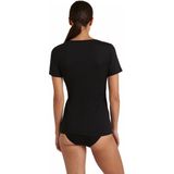 FALKE - Daily Natural - T-shirt - Zwart - Korte Mouw