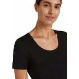 FALKE - Daily Natural - T-shirt - Zwart - Korte Mouw