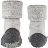 FALKE Cosyshoe Minis pantoffels voor kinderen, uniseks, antislip noppen, op de zool, betere grip, dik, warm, ademend, klimaatregeling, geurremmend, wol, 1 paar, Beige Sand Melange 4651, 21/22 EU