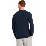 FALKE - Luxury Classic Crew Neck - Kasjmier Trui - Blauw
