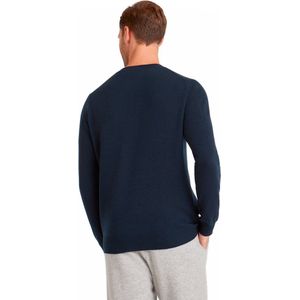 FALKE - Luxury Classic Crew Neck - Kasjmier Trui - Blauw