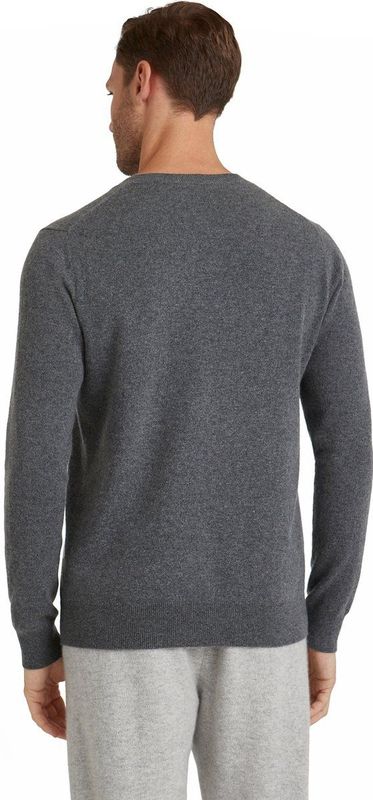 FALKE - Luxury Classic - Kasjmier Trui - Grijs