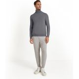 FALKE - Luxury Classic Rollneck - Kasjmier Coltrui - Grijs