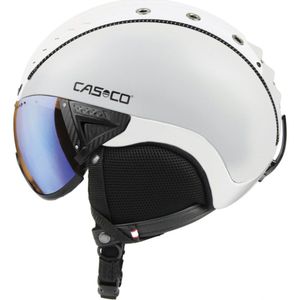 Skihelm Casco SP-2 Vizier - Wit - met meekleurend Vautron vizier