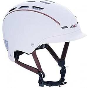 Casco Helm voor volwassenen Urbanic-TC Plus, wit-bruin, 59-63 cm