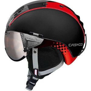 Casco - SP2 - Zwart/Rood - wintersporthelm - schaatshelm - Maat M (55-57)