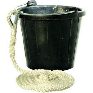 Yachticon rubber emmer (puts) 8 liter met 3 meter lijn Yachticon