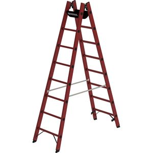 Ladder van massieve kunststof, geheel van glasvezelversterke kunststof MUNK