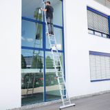 MUNK Glasreinigerleiter mit nivello Traverse 2-teiliger Satz