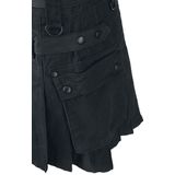 Forplay - Kilt - Korte Rok - Zwart