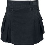Forplay - Kilt - Korte Rok - Zwart